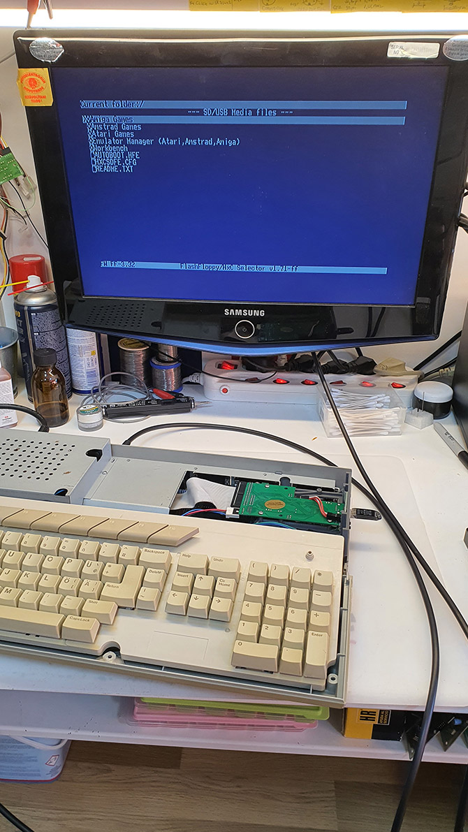 Atari ST GOTEK beépítése Commodore Szerviz és Restaurátor | Atari ST GOTEK beépítése