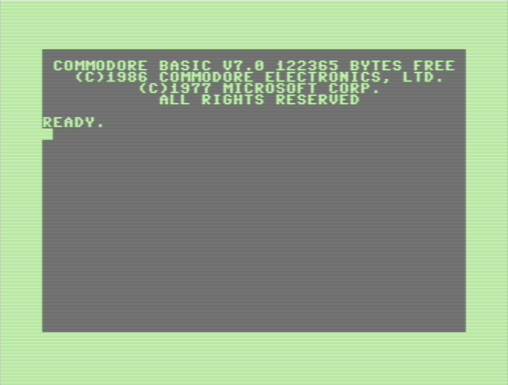 Commodore Szerviz és Restaurátor | Commodore 128 boot screen