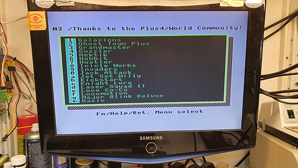 Commodore 16, 116, Plus 4 (264-es) 2MB Cartridge Szabó Csaba gyártása