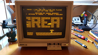 Commodore Szerviz és Restaurátor | Philips BM 7522/OOG narancssárga monokróm monitor javítása