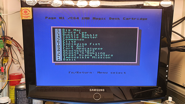 Commodore 16, 116, Plus 4 (264-es) 2MB Cartridge Szabó Csaba gyártása