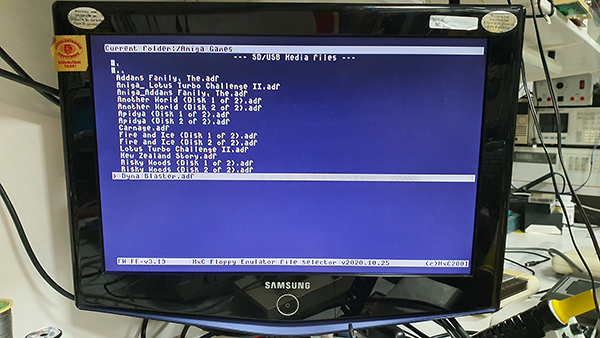 A GOTEK első indulása, játék kiválasztása