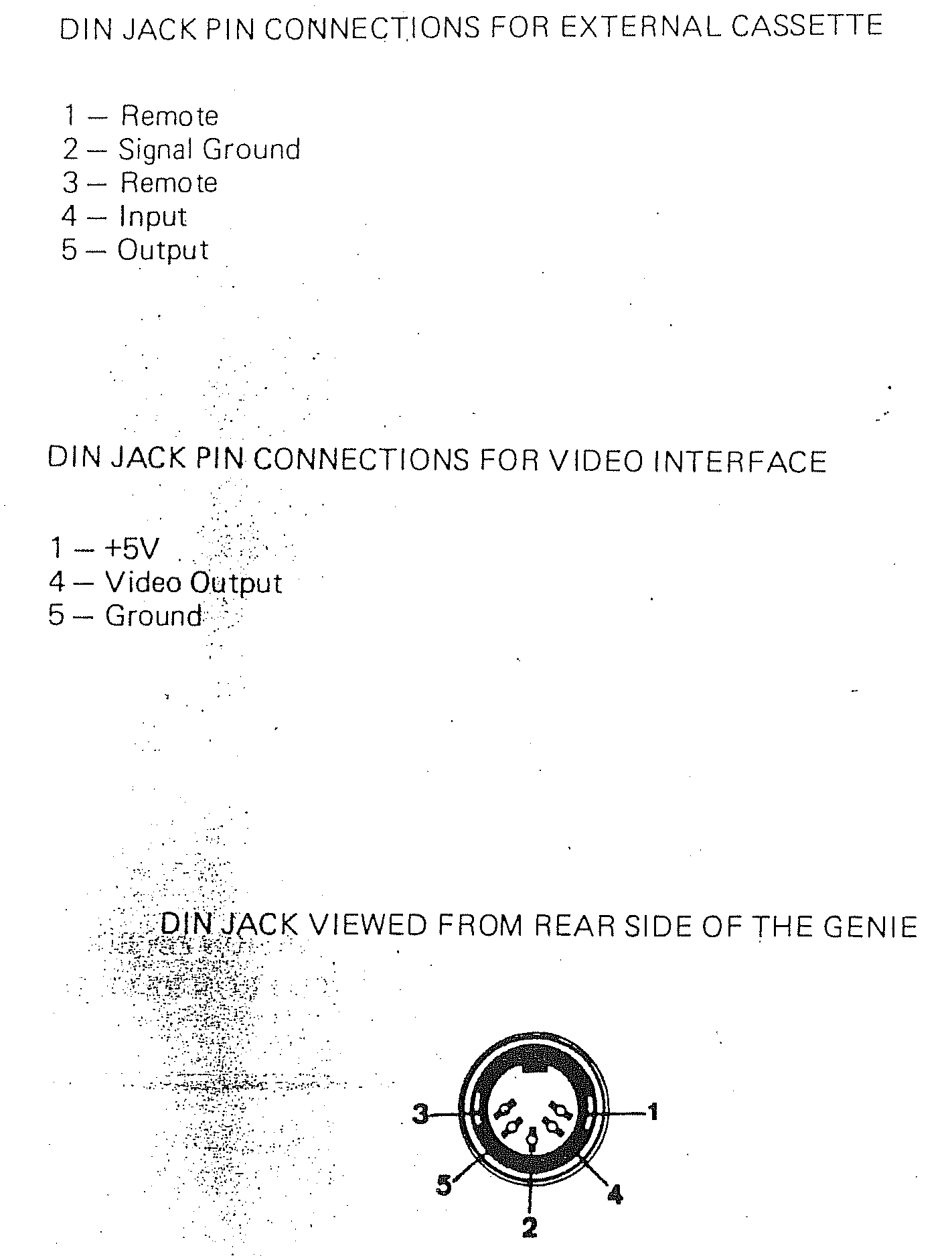 HT-1080Z, 2080Z Video és Cassette port lábkiosztás, ponout Commodore Szerviz és Restaurátor | HT első lépések, HT-1080Z, 2080Z Video és Cassette port lábkiosztás, ponout