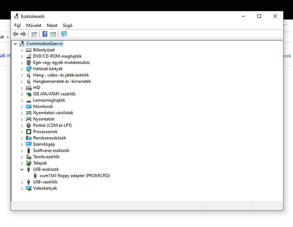 XUM1541 USB Nagy László fejlesztés