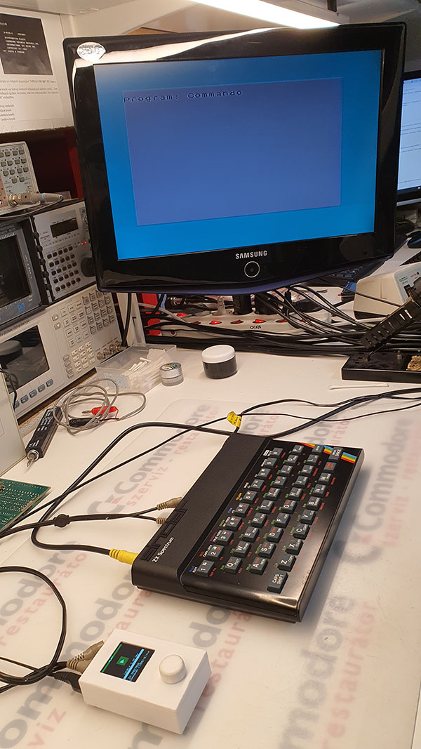 ZX Spectrum első lépések | ZX Spectrum Commando játék betöltése
