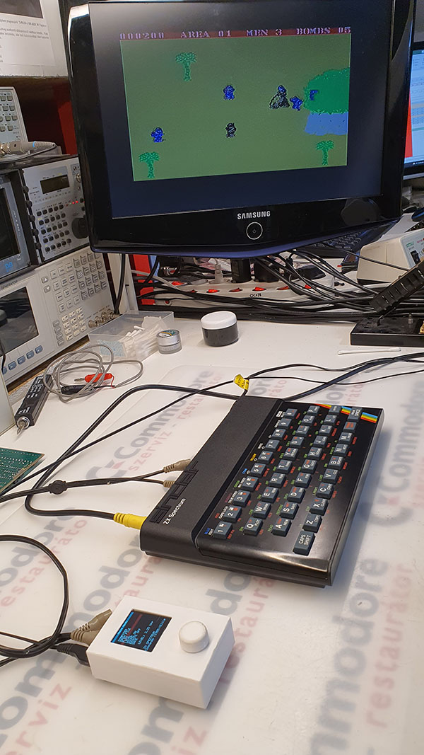 ZX Spectrum első lépések | ZX Spectrum Commando játék betöltése